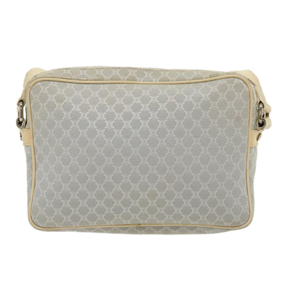 Celine Macadam Canvas Shoulder Bag Light Blue  ar7070
