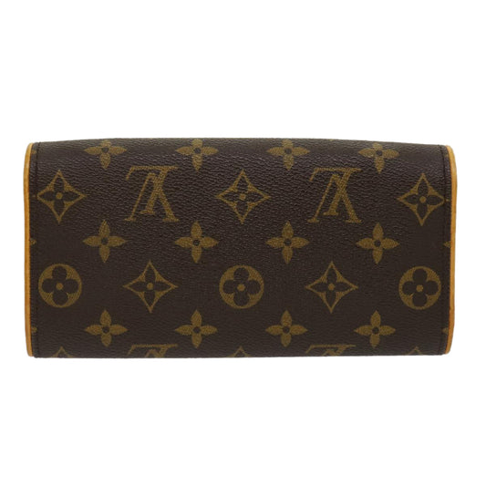 LOUIS VUITTON Monogram Pochette Twin PM Shoulder Bag M51854 LV Auth ar7252