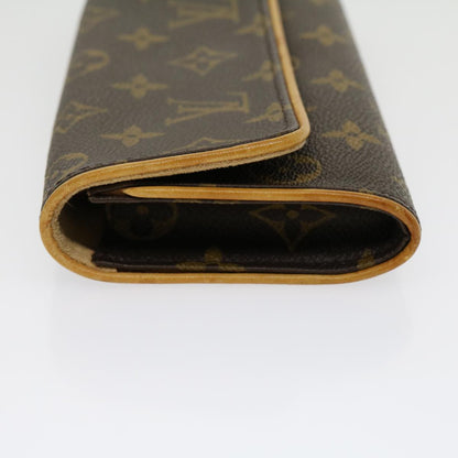 LOUIS VUITTON Monogram Pochette Twin PM Shoulder Bag M51854 LV Auth ar7252