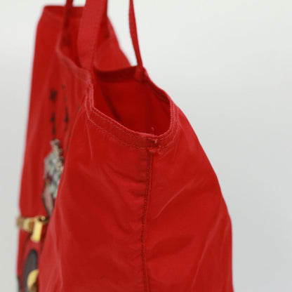 Prada robot Hand Bag Nylon Red  ar7943