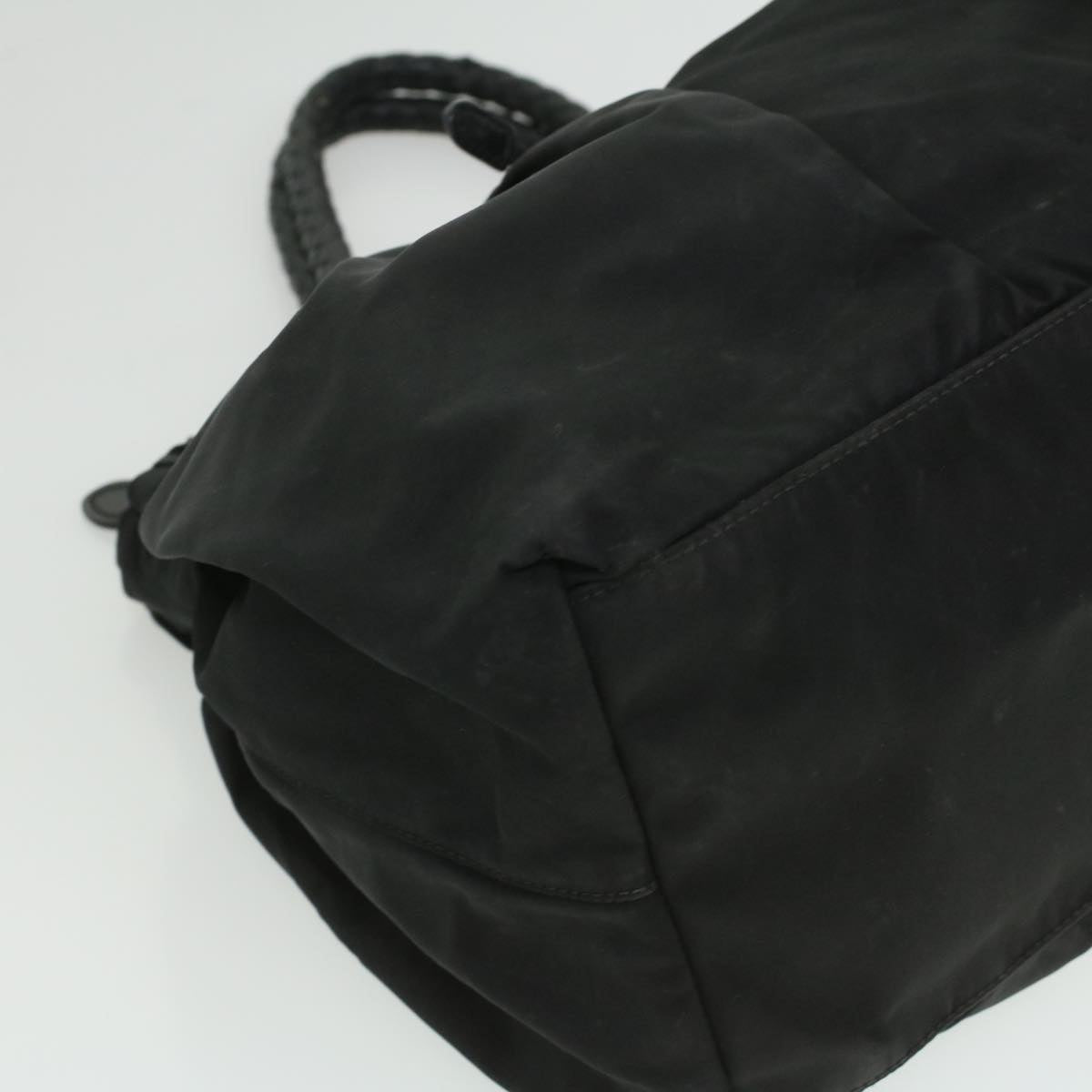 Prada Hand Bag Nylon Black  ar8451