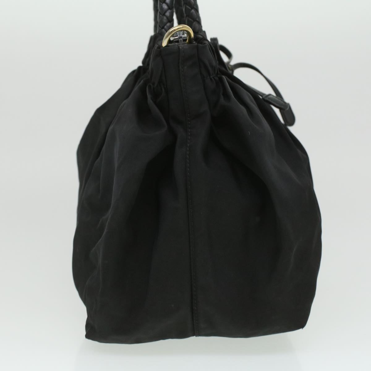 Prada Hand Bag Nylon Black  ar8451