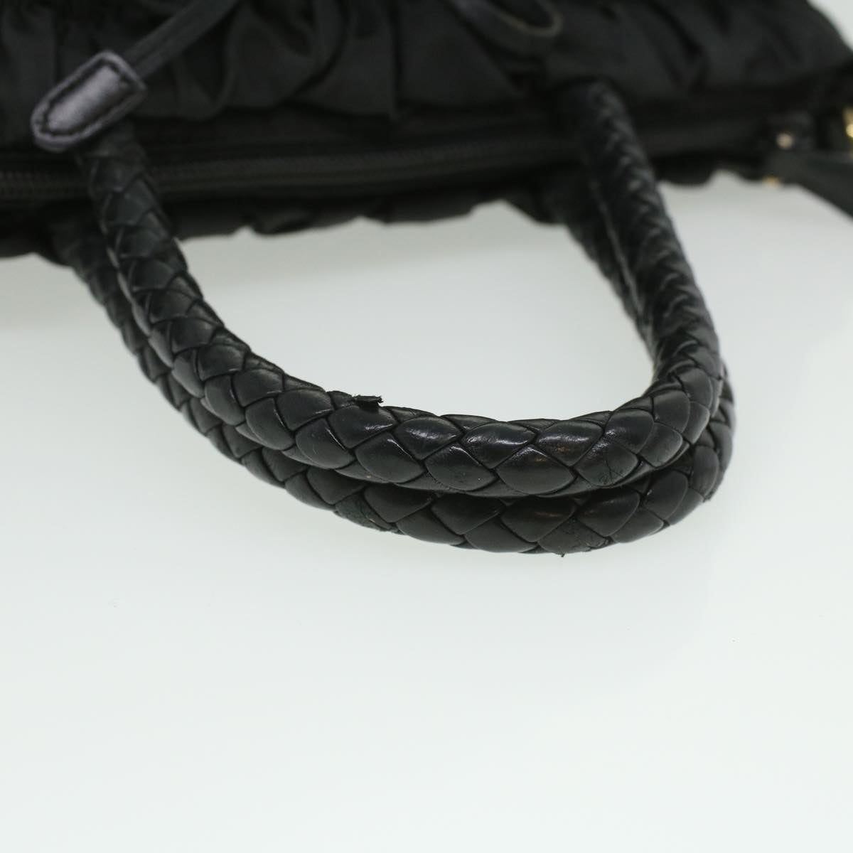 Prada Hand Bag Nylon Black  ar8451