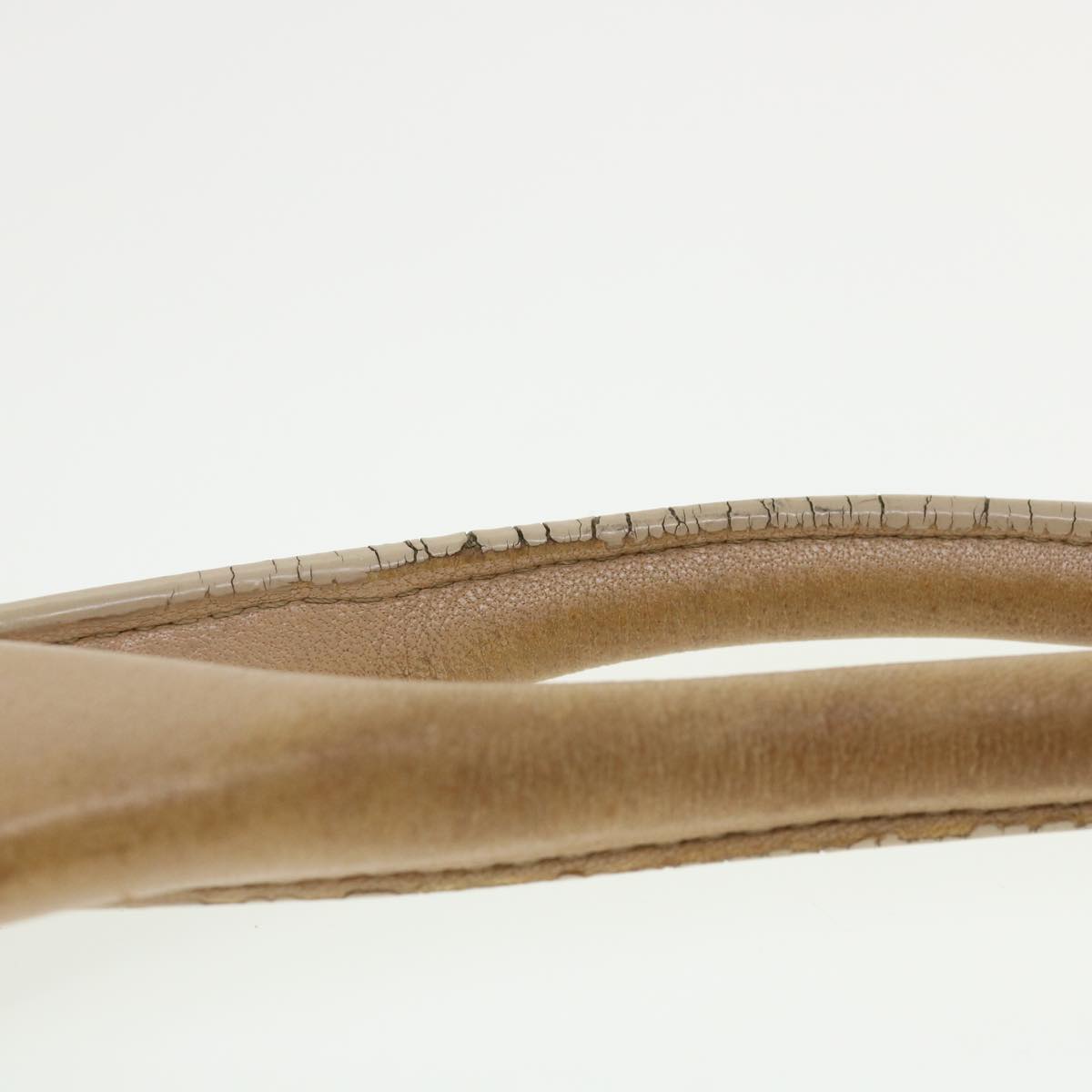 Celine Shoulder Bag Leather Beige  ar8683