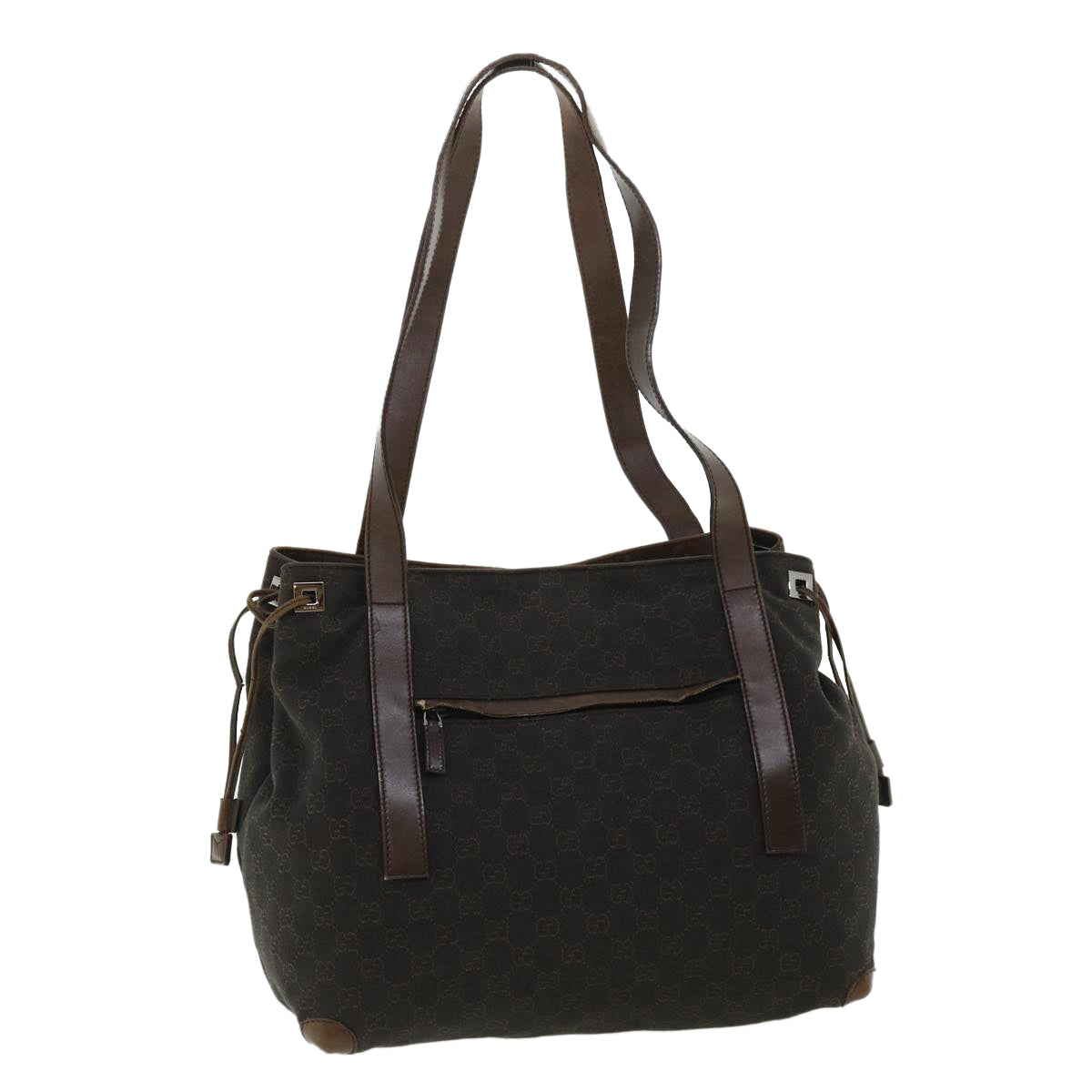 GUCCI GG Canvas Tote Bag Brown 30501/203419  ar8789