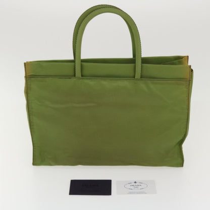 Prada Hand Bag Nylon Khaki  ar8992