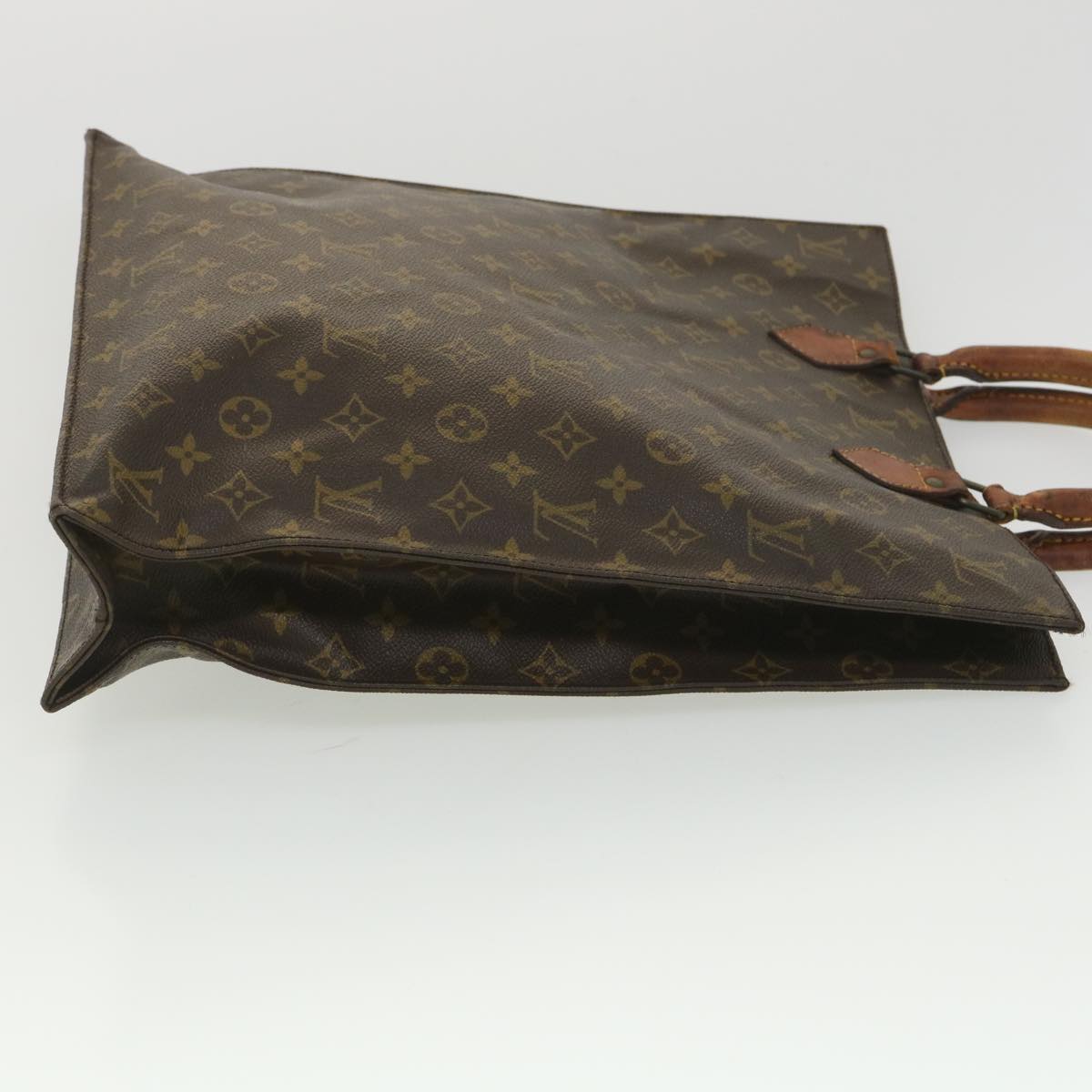 LOUIS VUITTON Monogram Sac Plat Hand Bag M51140 LV ar9079