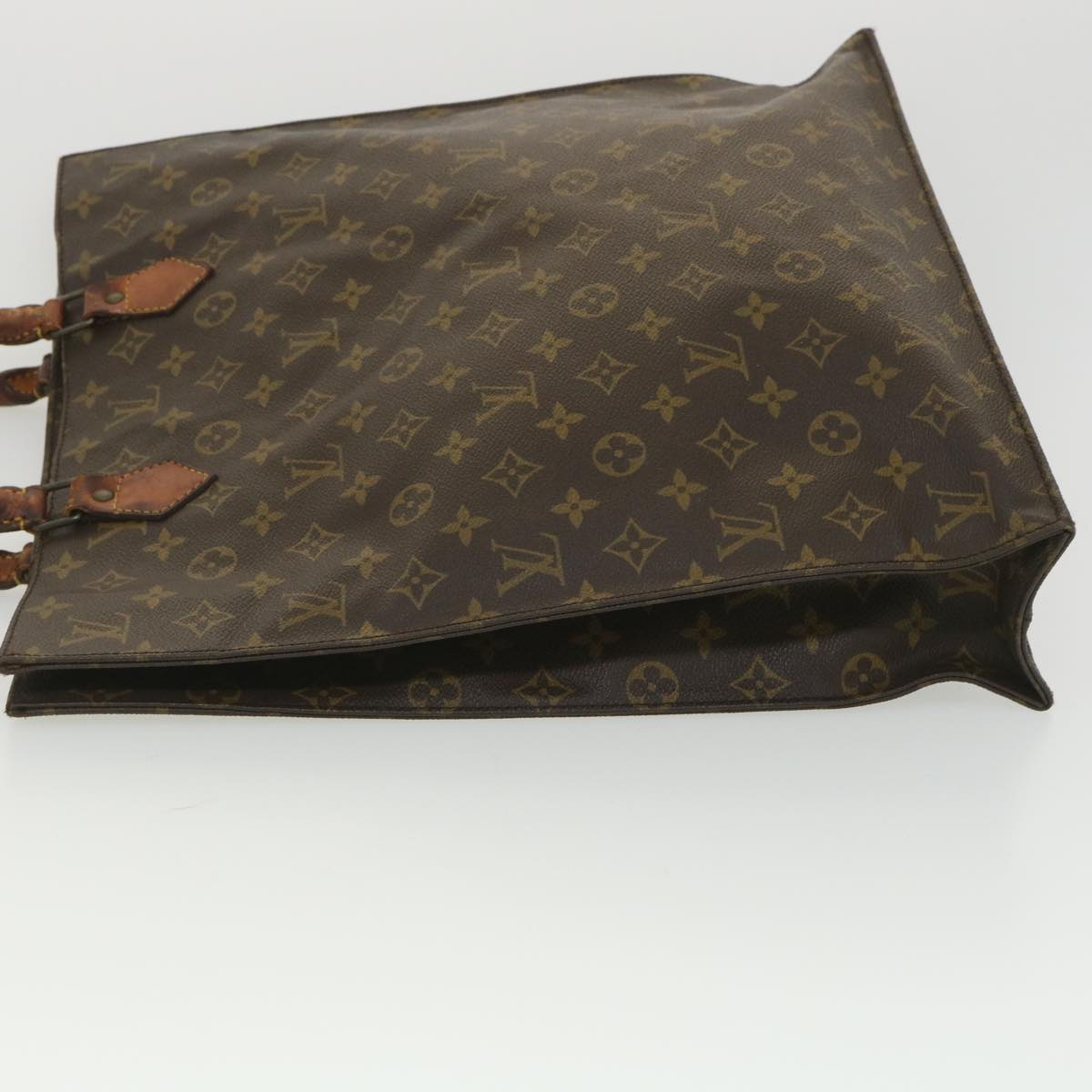 LOUIS VUITTON Monogram Sac Plat Hand Bag M51140 LV ar9079