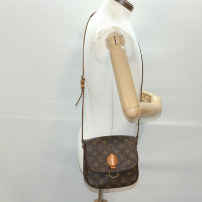 LOUIS VUITTON Monogram Saint Cloud MM Shoulder Bag M51243 LV ar9105