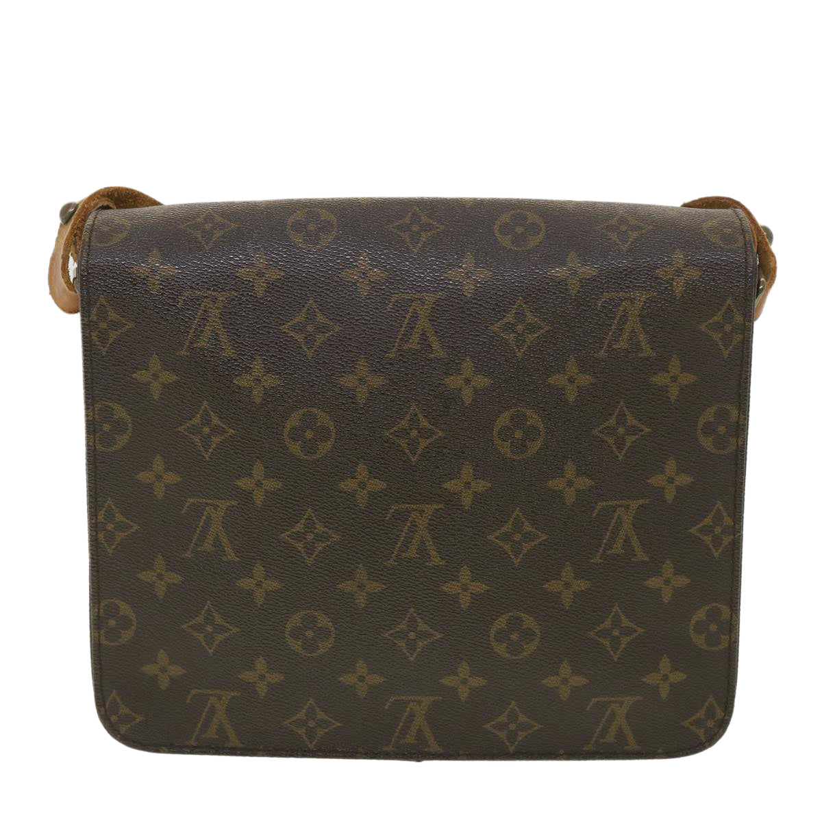 LOUIS VUITTON Monogram Cartouchiere GM Shoulder Bag M51252 LV ar9119