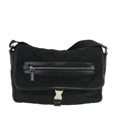 Prada Shoulder Bag Nylon Black  ar9170