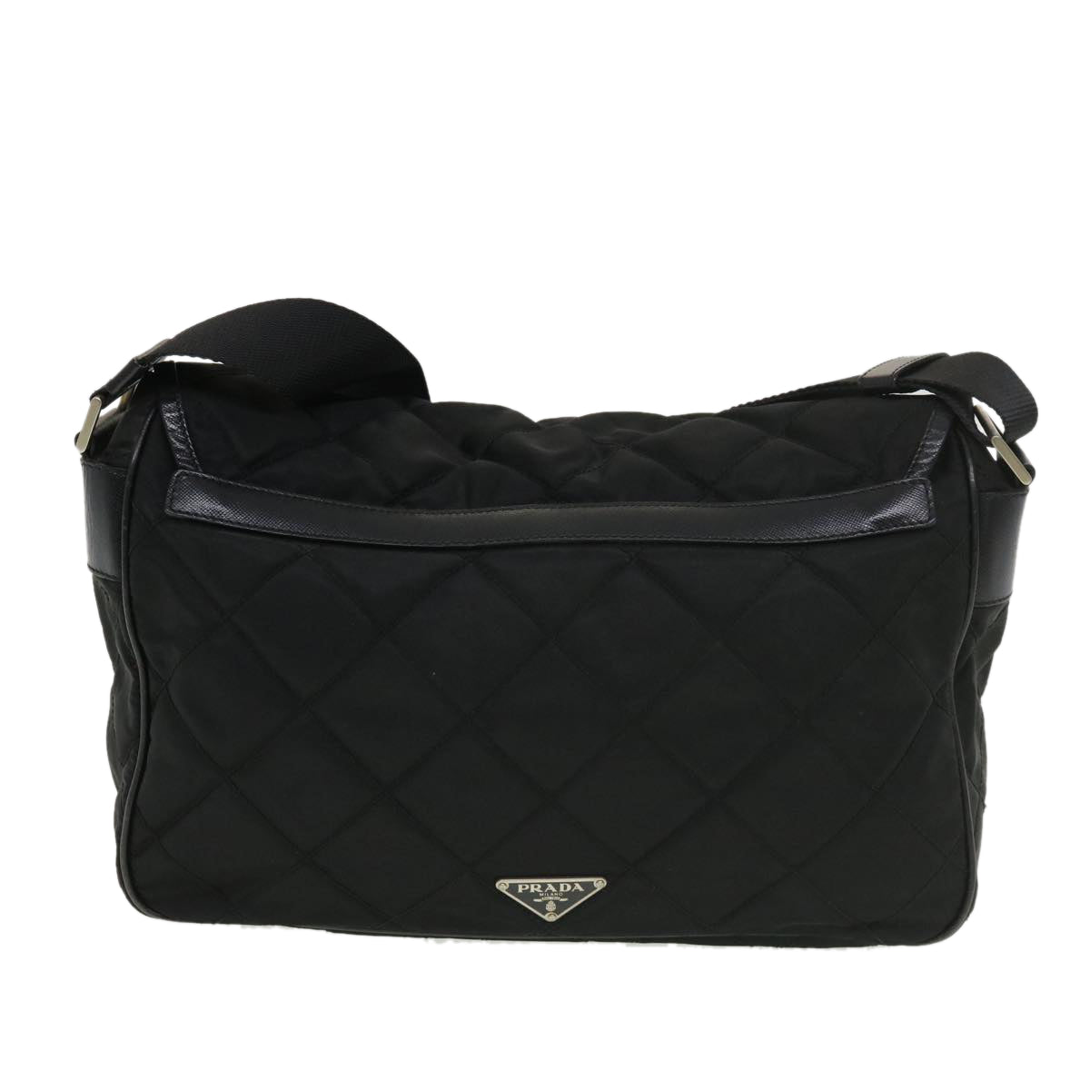 Prada Shoulder Bag Nylon Black  ar9170