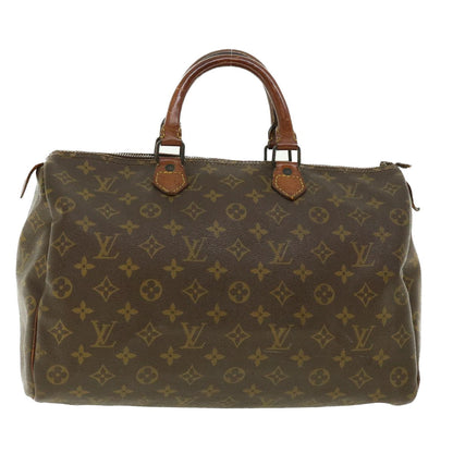 LOUIS VUITTON Monogram Speedy 35 Hand Bag Vintage M41524 LV ar9187