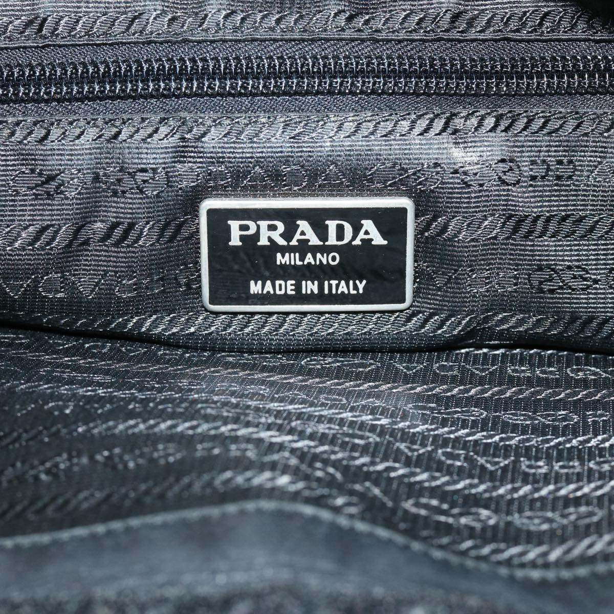 Prada Shoulder Bag Nylon Black  ar9224