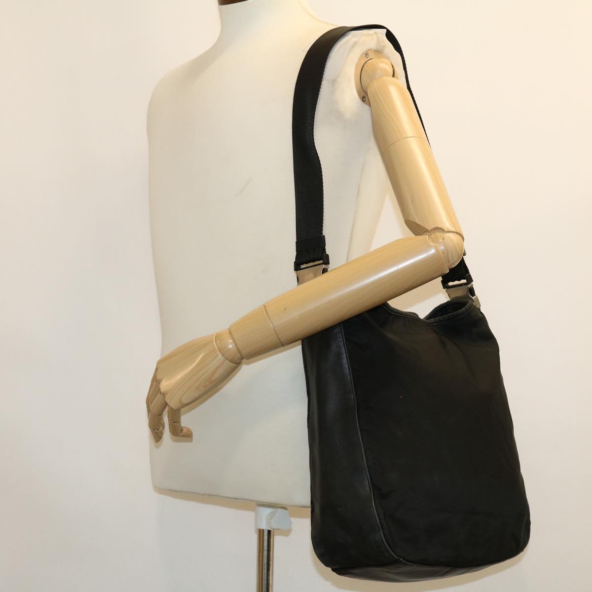 Prada Shoulder Bag Nylon Black  ar9224