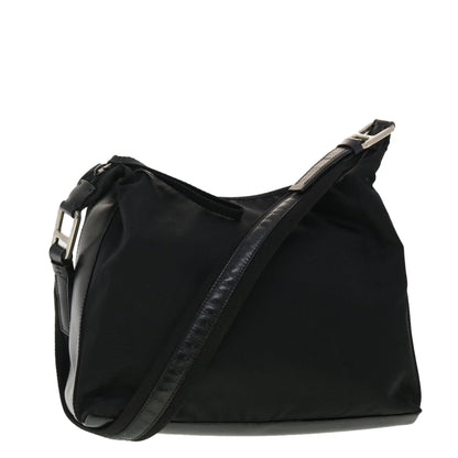 Prada Shoulder Bag Nylon Black  ar9230