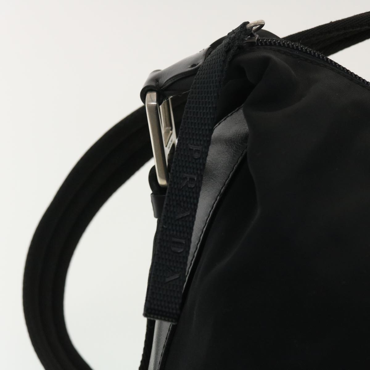 Prada Shoulder Bag Nylon Black  ar9230