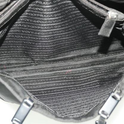 Prada Shoulder Bag Nylon Black  ar9231