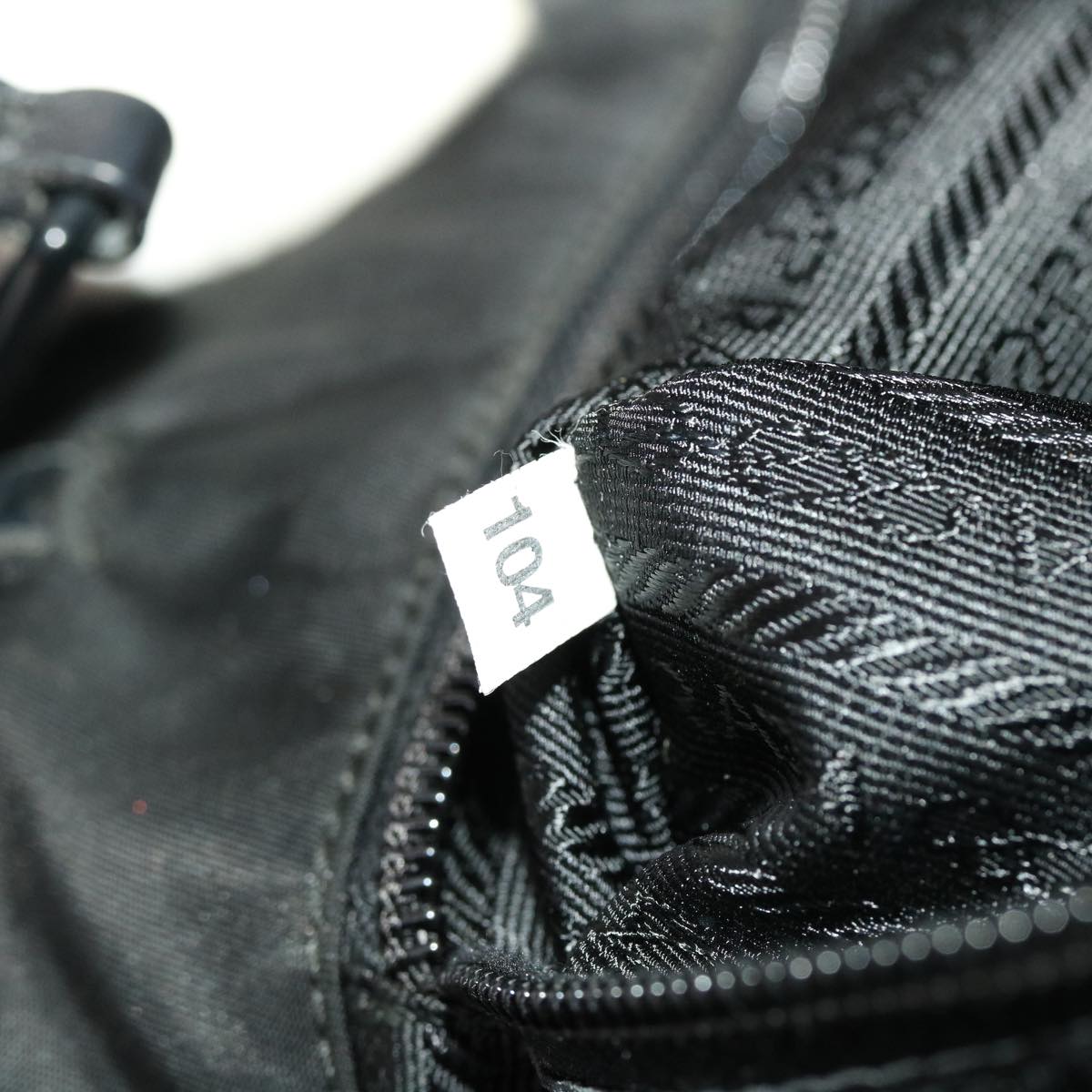 Prada Shoulder Bag Nylon Black  ar9231