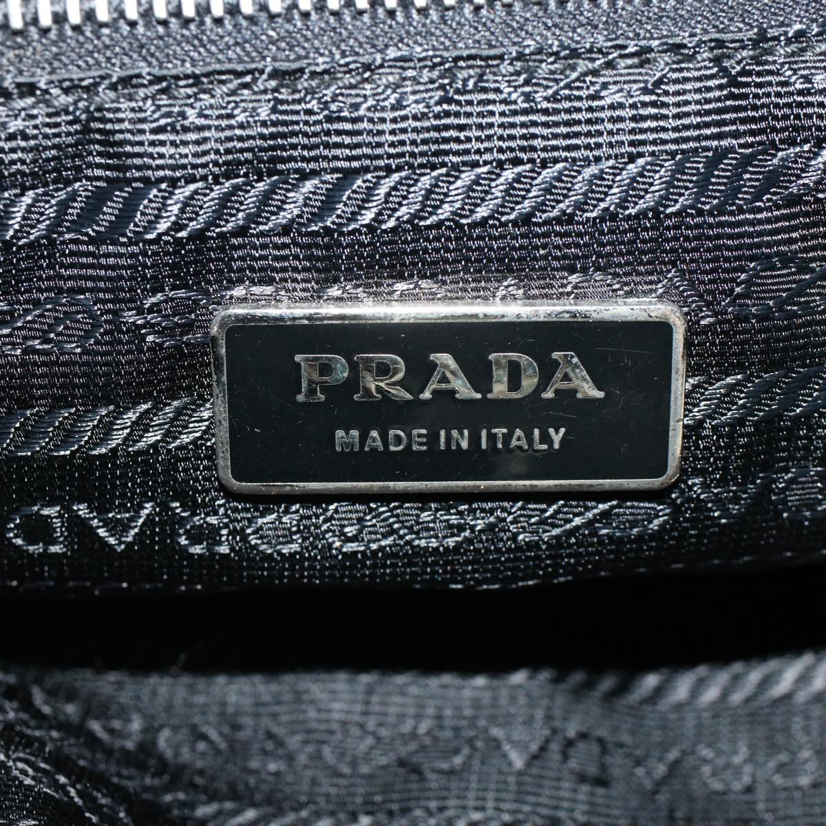 Prada Shoulder Bag Nylon Black  ar9289