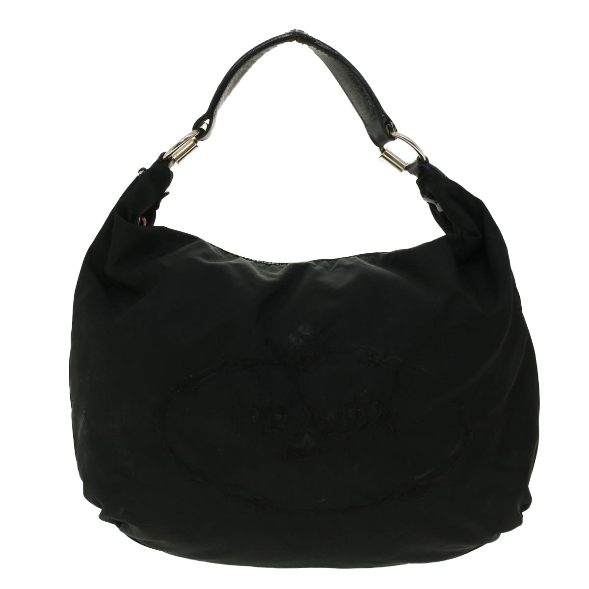 Prada Shoulder Bag Nylon Black  ar9289