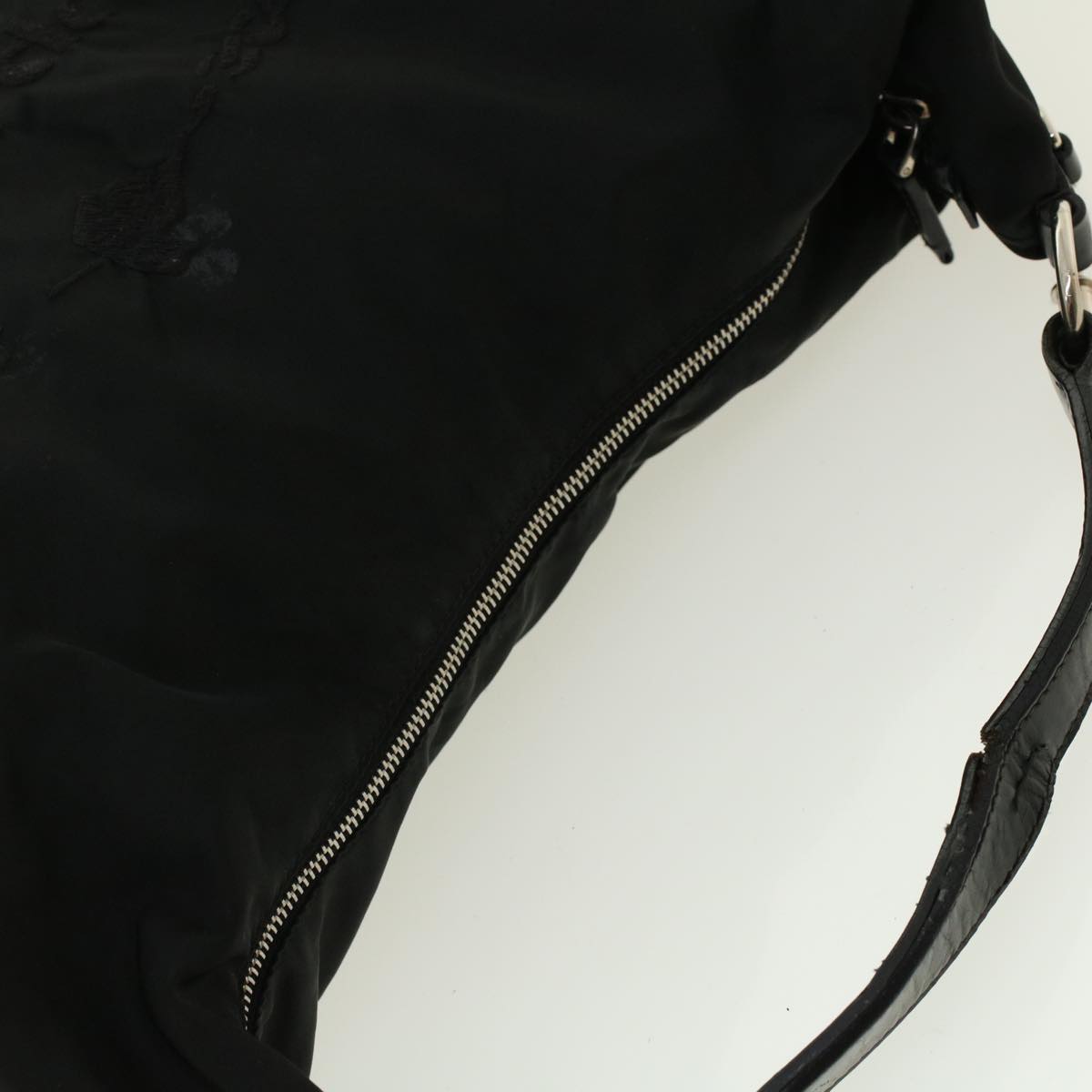 Prada Shoulder Bag Nylon Black  ar9289