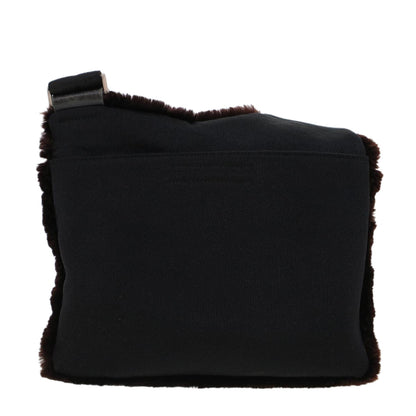 PRADA  Sports Shoulder Bag Fur Brown Auth ar9449B