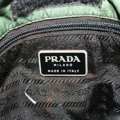 Prada Shoulder Bag Nylon Khaki  ar9593