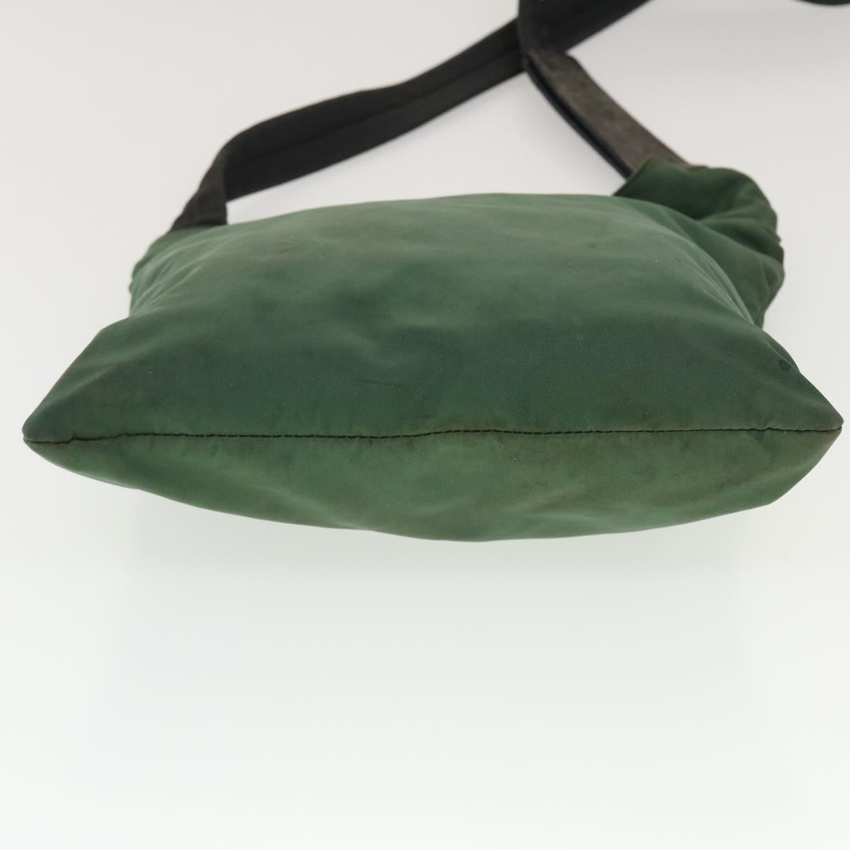 Prada Shoulder Bag Nylon Khaki  ar9593