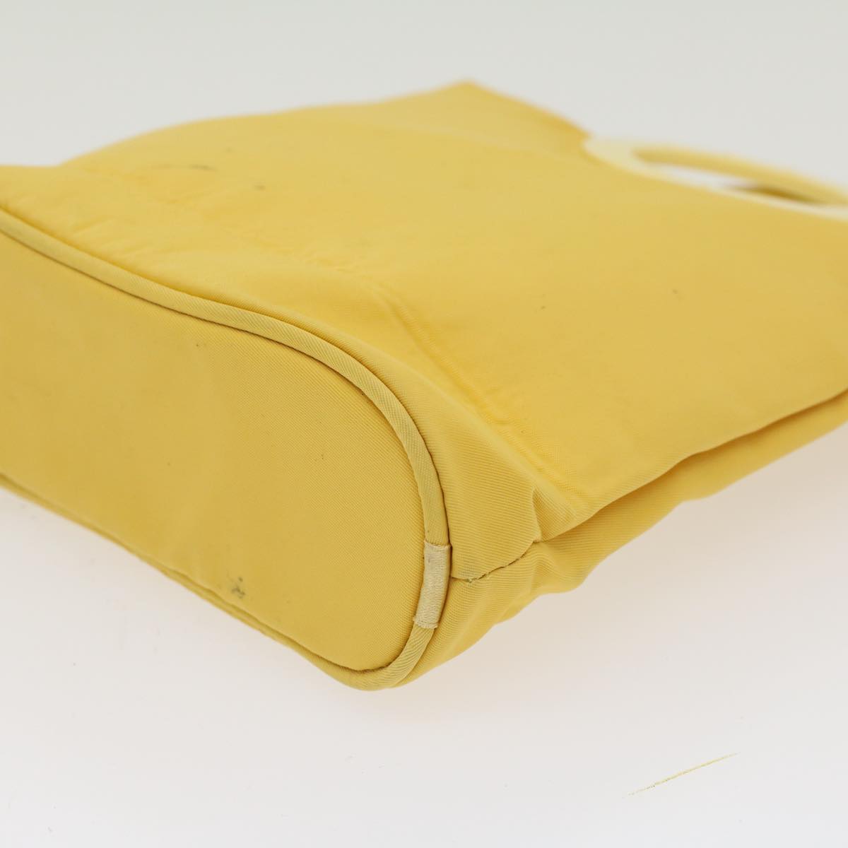 Celine Hand Bag Nylon Yellow  ar9694B