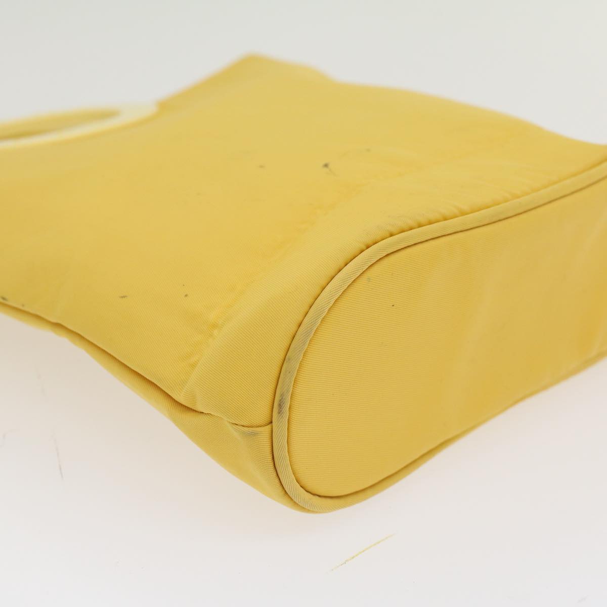 Celine Hand Bag Nylon Yellow  ar9694B