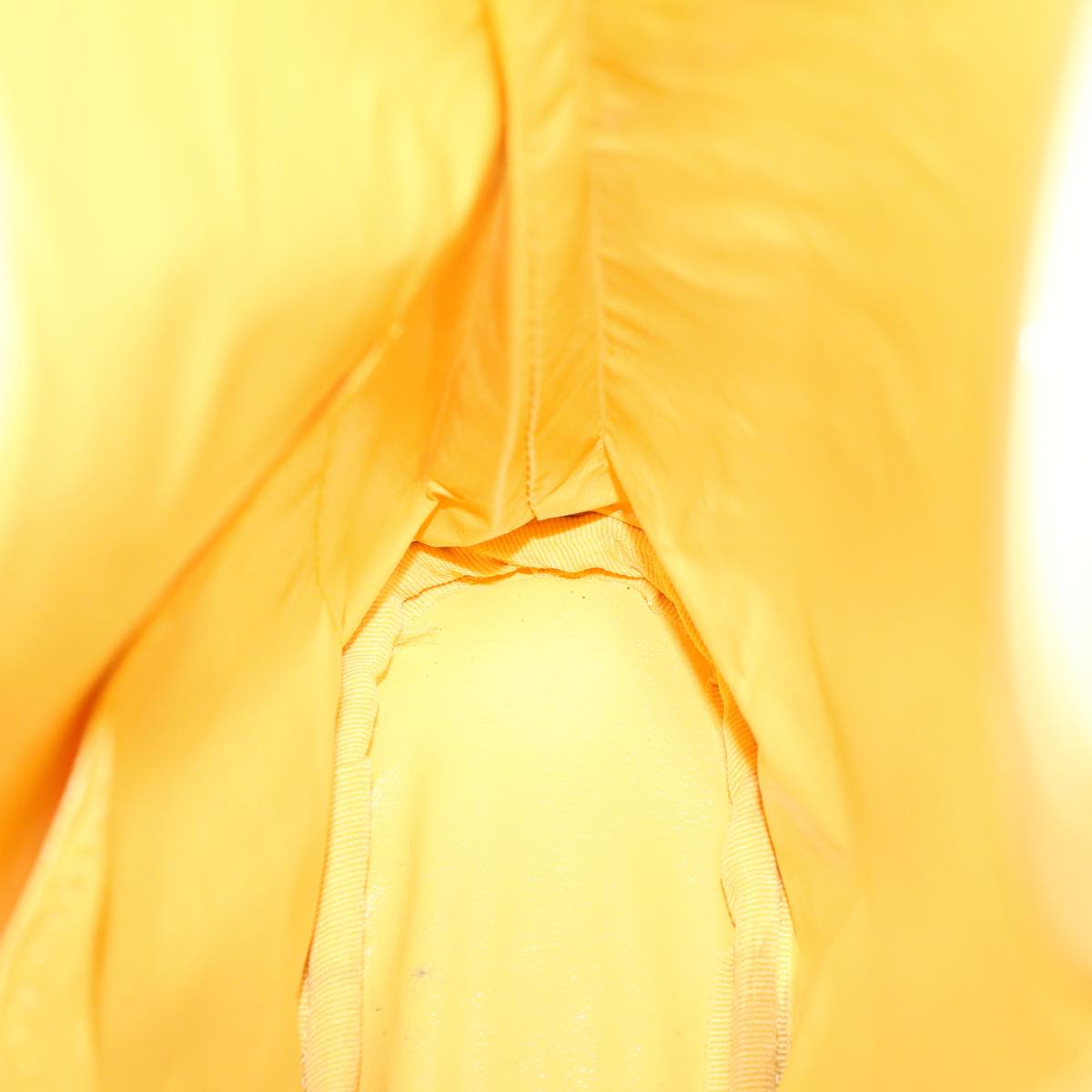 Celine Hand Bag Nylon Yellow  ar9694B