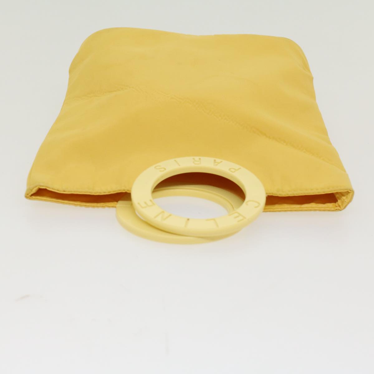 Celine Hand Bag Nylon Yellow  ar9694B