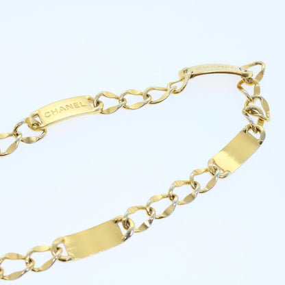 CHANEL Belt metal 35.4" Gold CC   ar9720B