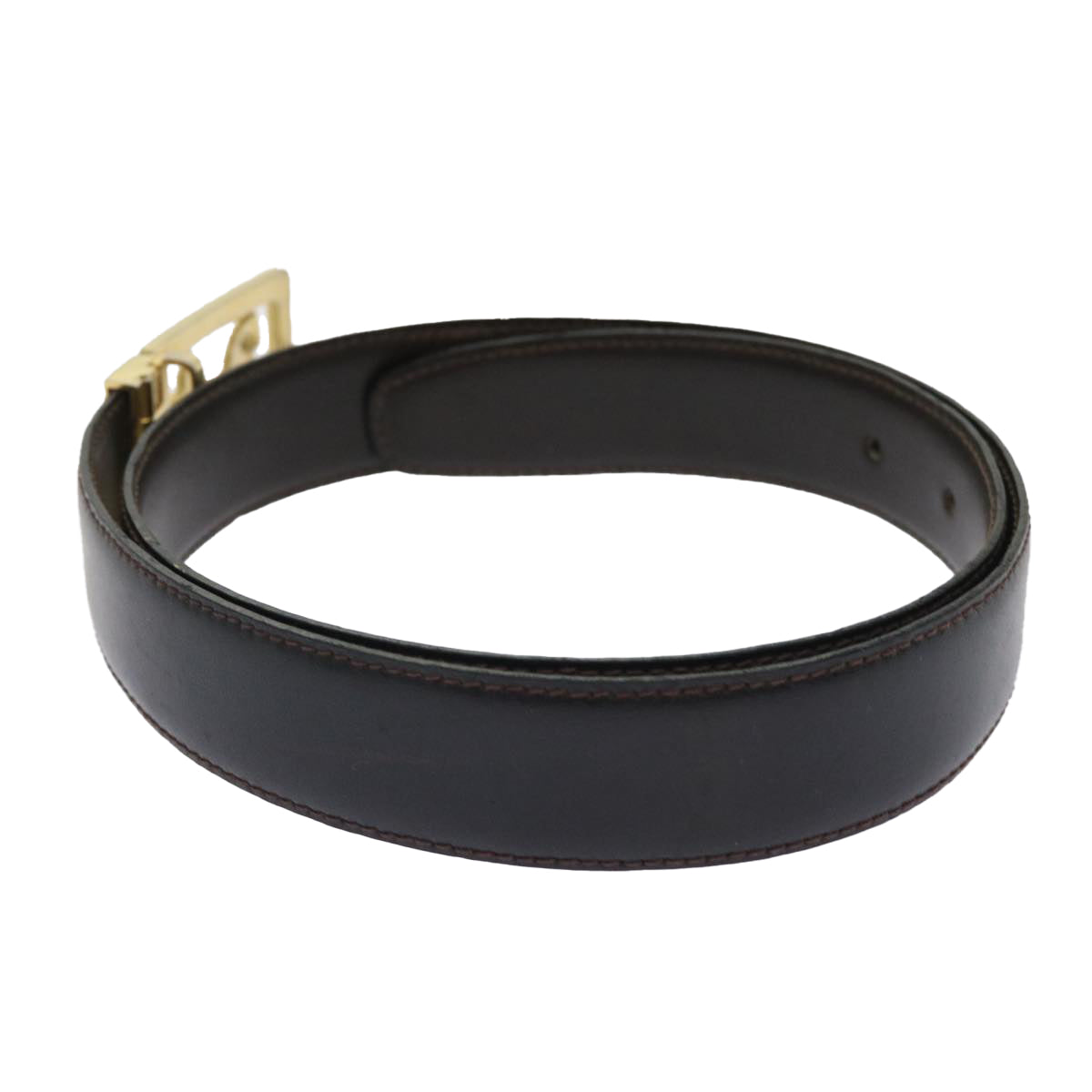 Celine Horse Carriage Belt Leather 28"-32.3" Black  ar9780
