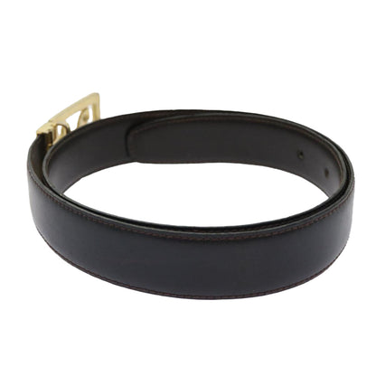 Celine Horse Carriage Belt Leather 28"-32.3" Black  ar9780