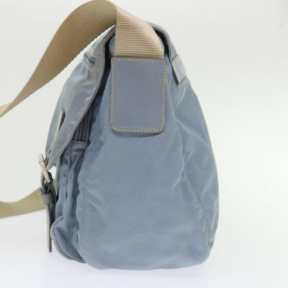 Prada Shoulder Bag Nylon Light Blue  ar9923