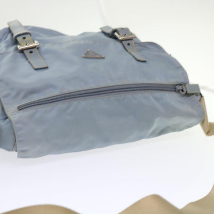 Prada Shoulder Bag Nylon Light Blue  ar9923