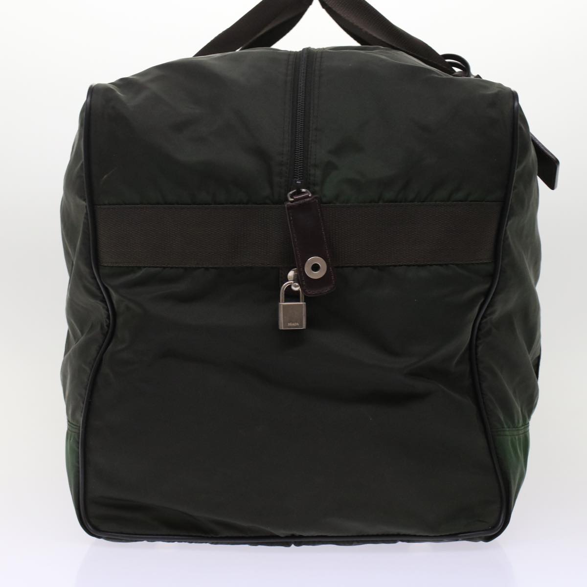 Prada Boston Bag Nylon Green  ar9930