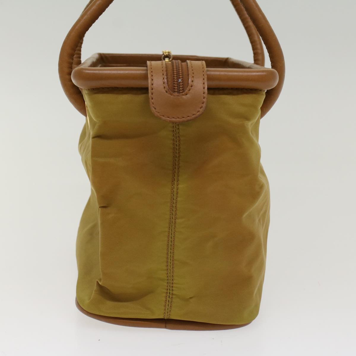Celine Hand Bag Nylon Khaki  ar9963