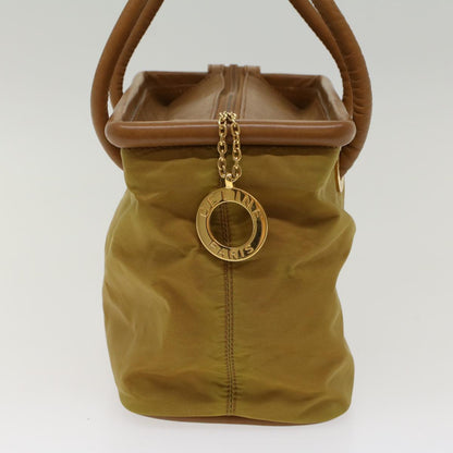 Celine Hand Bag Nylon Khaki  ar9963