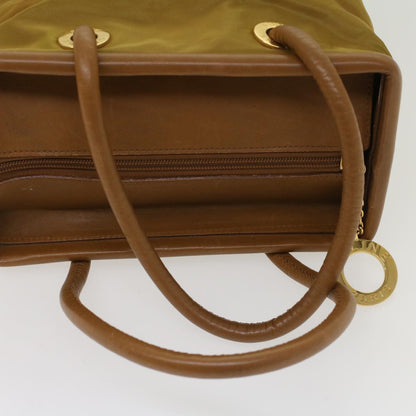 Celine Hand Bag Nylon Khaki  ar9963