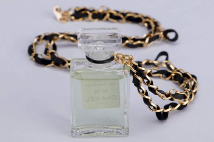 Chanel N_19 Perfume Necklace GHW 60cm