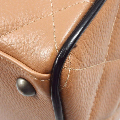 Chanel Brown Caviar Bowling Bag 27