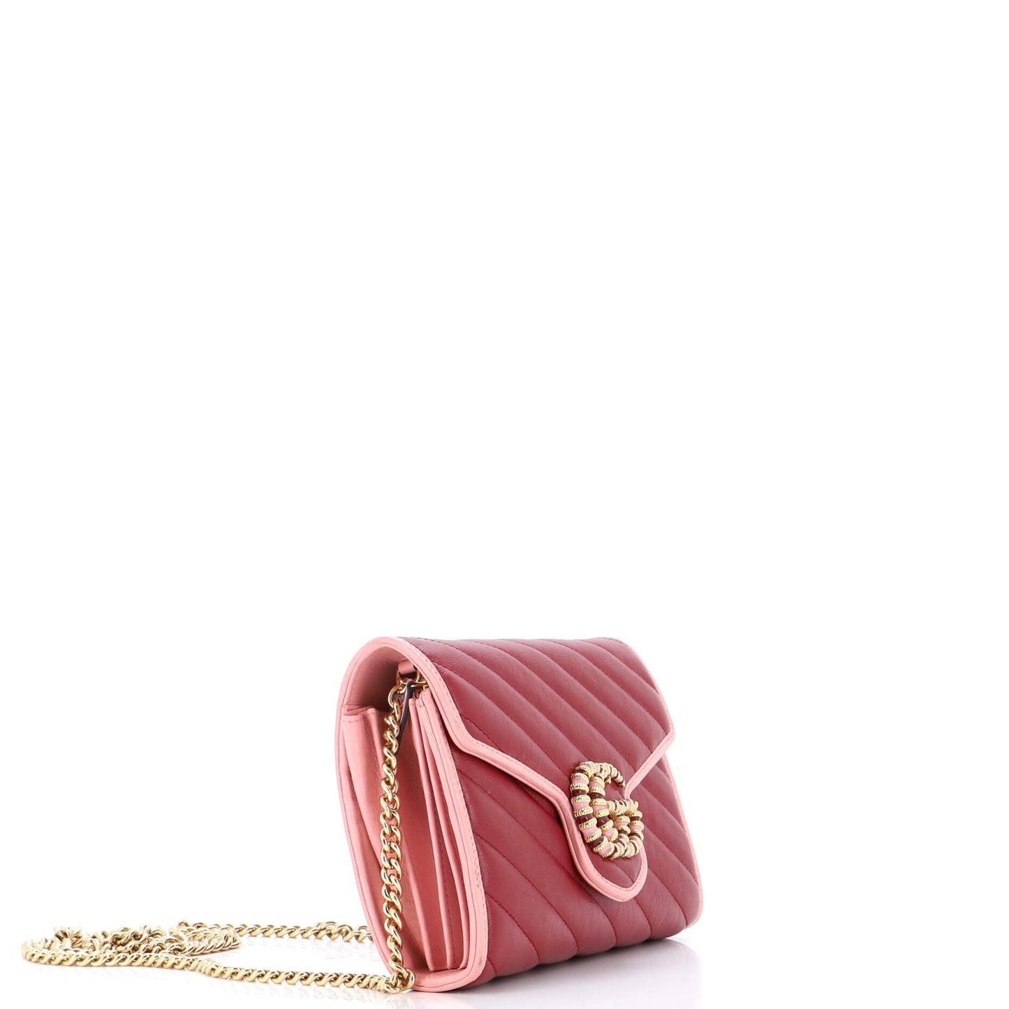 Gucci Gg Marmont Chain Wallet Diagonal