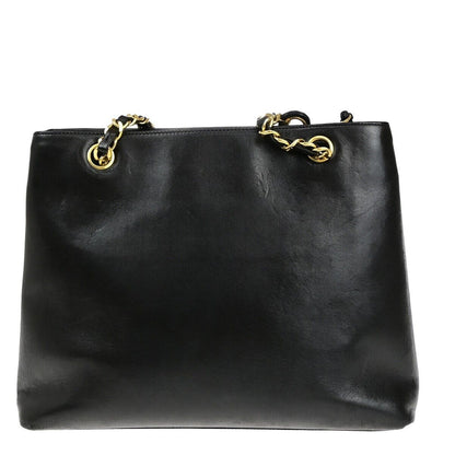 Chanel Cc Logo Chain Shoulder Tote Bag