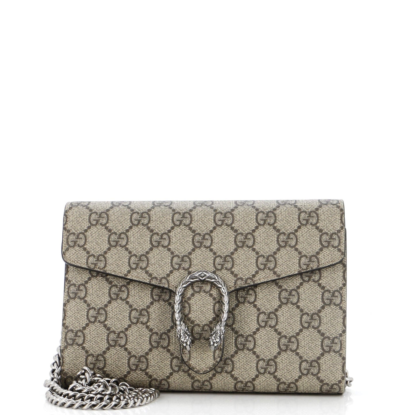 Gucci Dionysus Chain Wallet Gg Coated