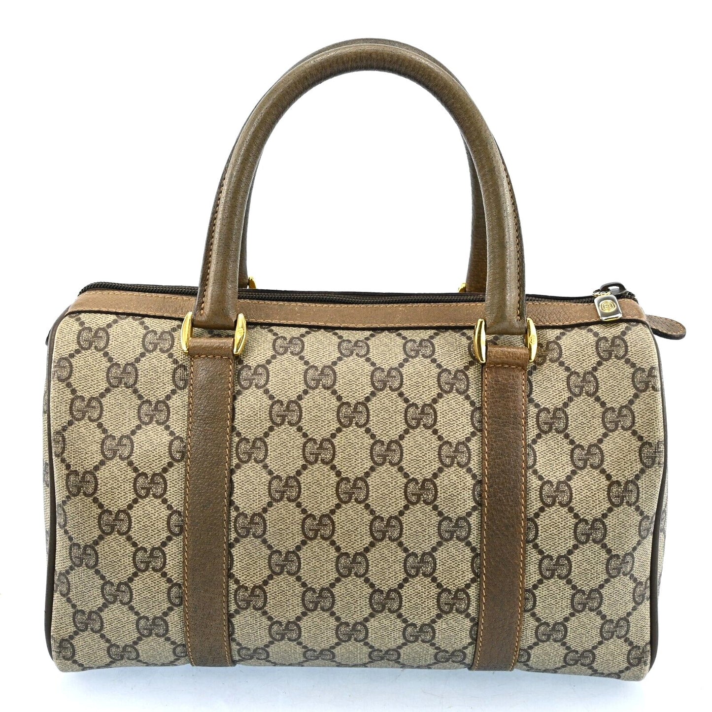 Gucci Web Sherry Line Boston Bag Pvc