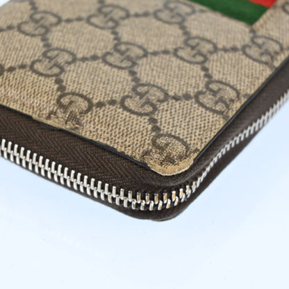 Gucci Sherry Line Zip Roud Long Wallet