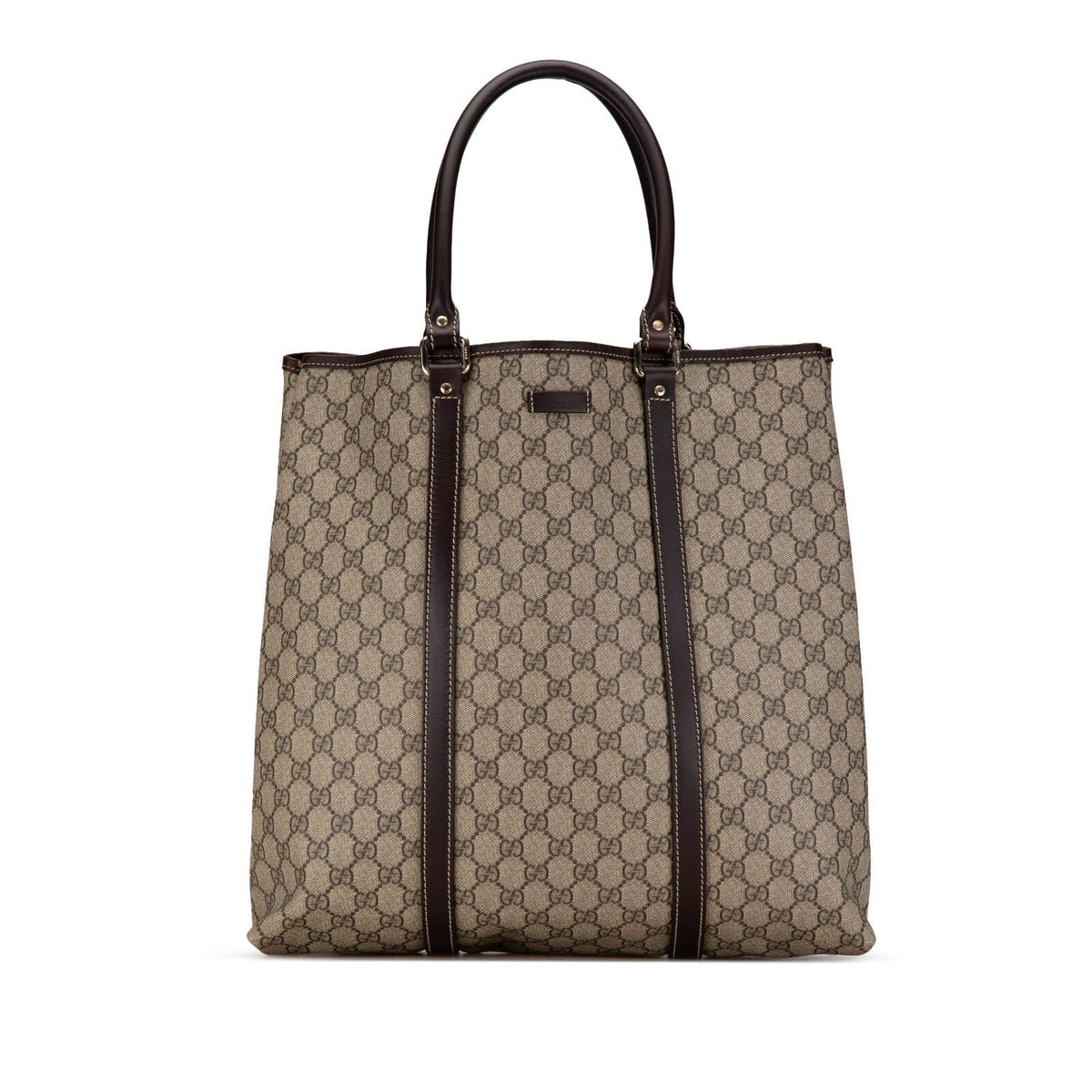 Gucci Gg Supreme Joy Tote Brown